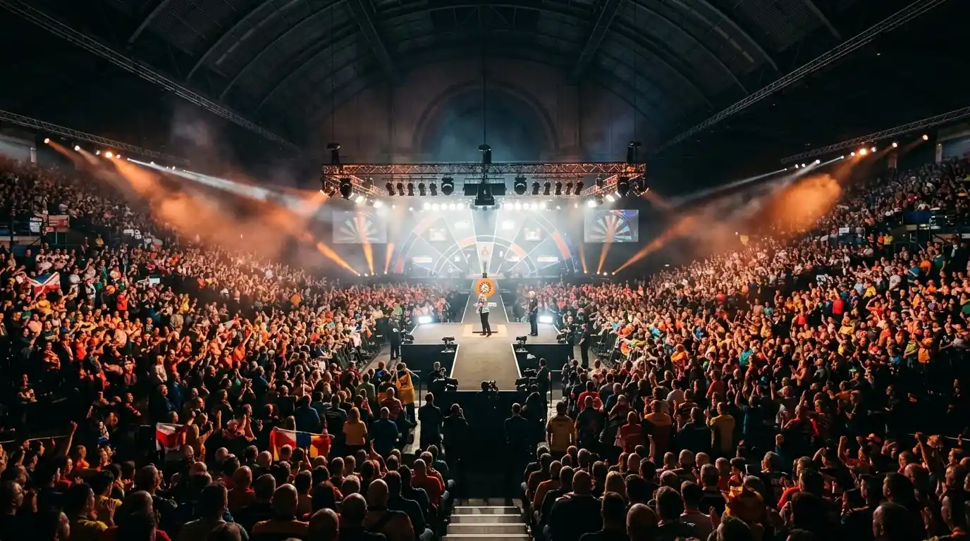 PDC World Darts Championship в Alexandra Palace, Лондон — препълнена арена с феновете