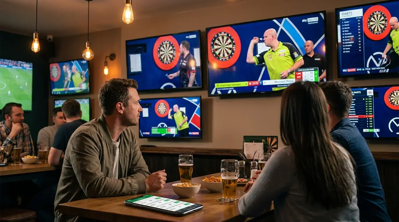 Sky Sports дартс излъчване — телевизионна продукция
