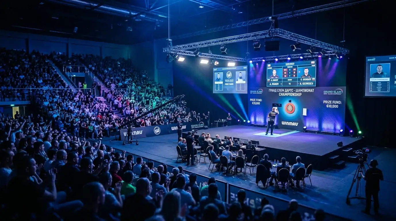 World Grand Prix PDC дартс турнир — арена атмосфера